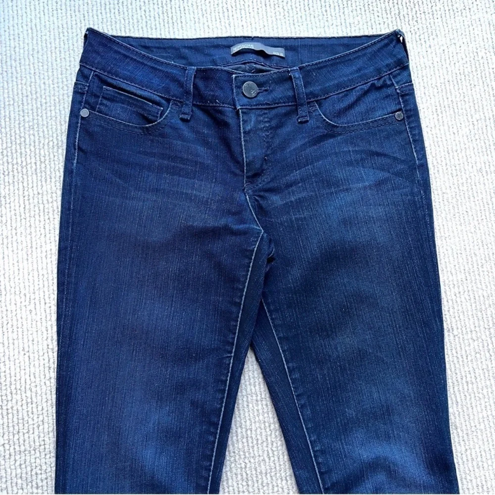 Serfontaine low rise skinny jean dark wash cigarette leg stretch Euphoria sz 25
